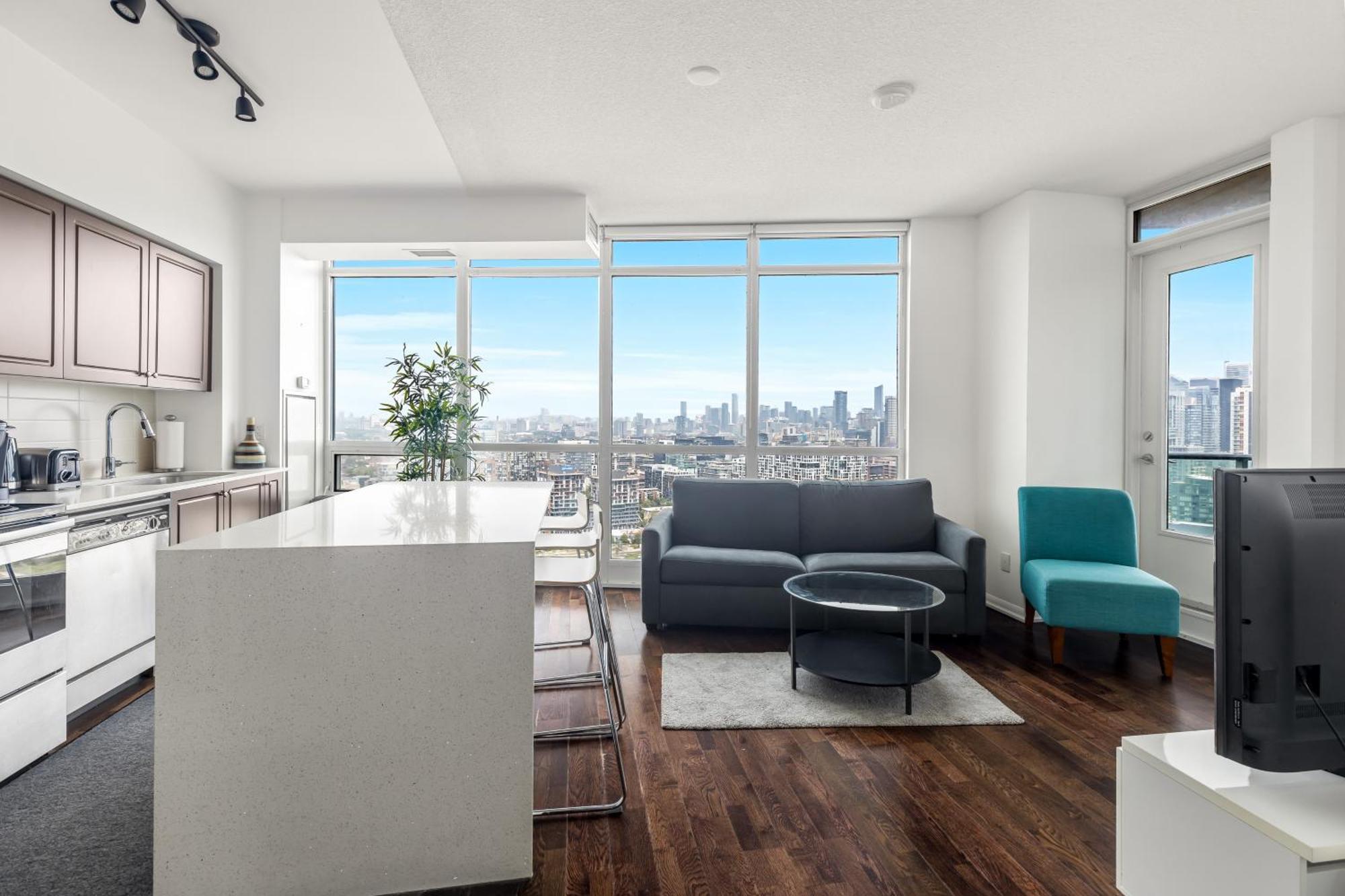 2 Bedroom Waterfront Condo Downtown W/ Free Parking Toronto Exterior foto
